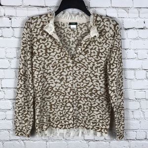 J.Crew Sz M Wool Tartine Cardigan